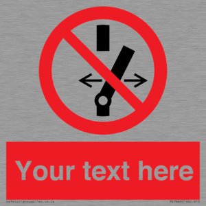 Custom prohibition Do not alter the state of the switch